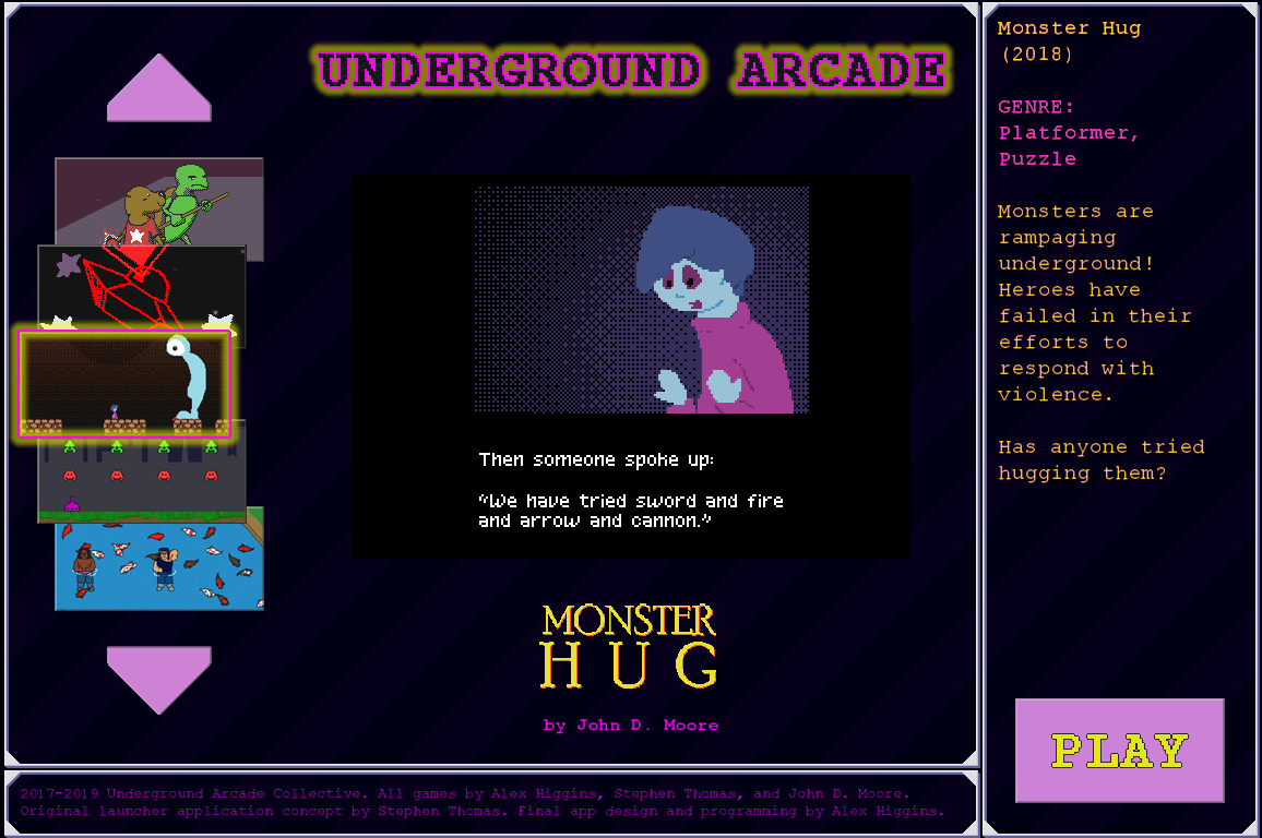 Underground Arcade Launcher screenshot