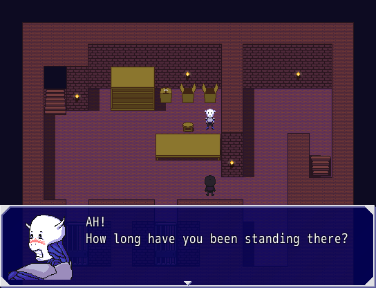 A screenshot of a room in the Underzone